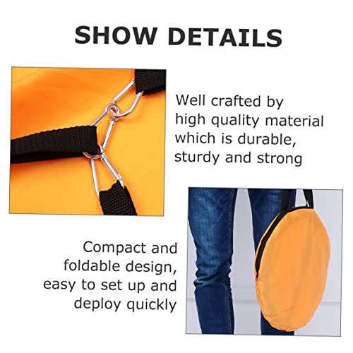 Toyvian Kayak Propeller Folding Kayak Sailing Accessories Backing Wind Sailing Kayak Wind Paddle Sail Downwind Sail For Kayak Canoe Kayak Sail Kayak Boat Wind Sail Pvc Orange Canoe 1Pc #TOP5