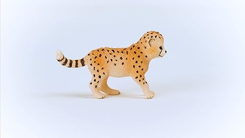 Miniatura 5 de Schleich Wild Life - Juguetes de safari de animales salvajes para niños y niñas, figura de juguete de cachorro de guepardo, a partir de 3 años