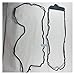 Miter 2PCS Uszczelka pokrywy zaworu silnika kompatybilna z: Buick Enclave GMC Chevrolet Impala Camaro Cadillac CTS SRX Vauxhall Antara 12607401 12641261