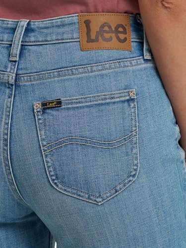Lee Damen Legendary Relaxed Straight Jeans, Inspire Blue, 34 – Ansicht 5