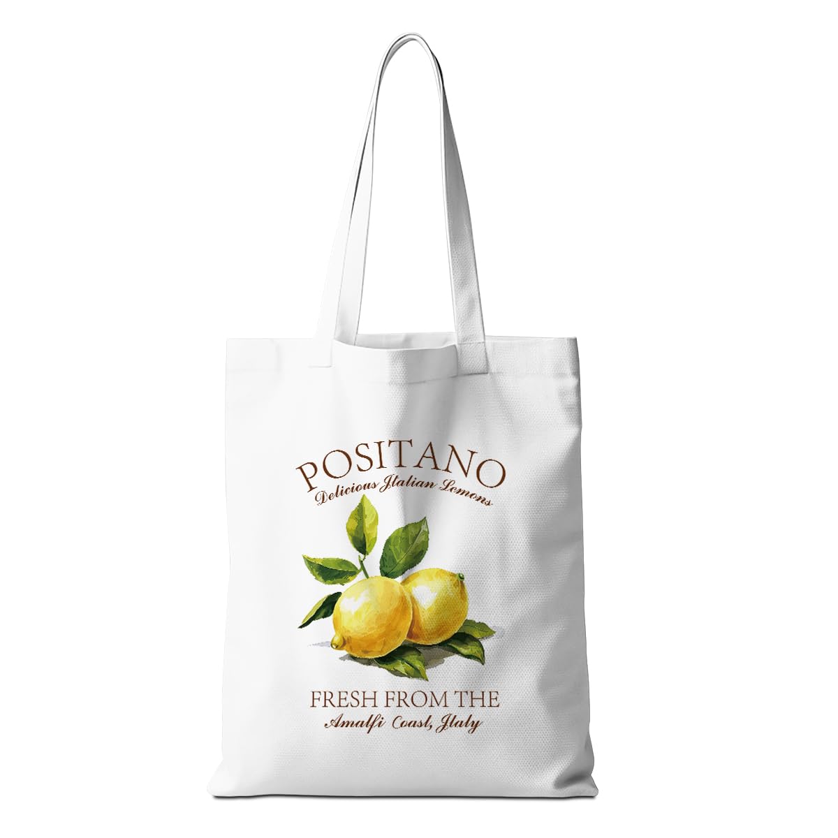 AOZHUO Lemon Tote Bag - Italy Travel Weekender Bag - Raccoon Gifts - Lemon Lovers Gifts for Shopping & Vacation