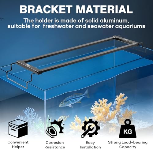Image of hygger Aquarium Chillers Fan Holder (for HG-051), Suitable for Multiple Fans, Other Models of Clip Products, Medium Large Freshwater Saltwater FishTanks