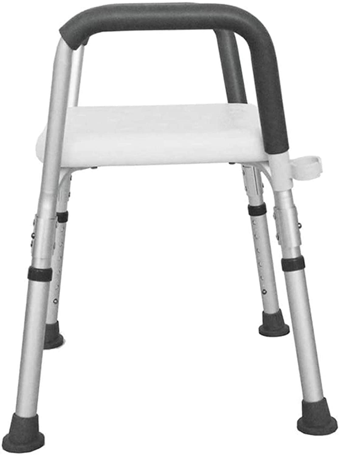 Asientos De Ducha, Sillas De Baño, Taburete De Baño Antideslizante De Altura Ajustable, Silla De Ducha De Hospital con Pasamanos, Ayuda De Ducha Sin Respaldo para Di,