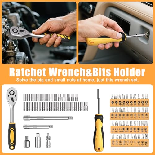 CRESOLVIA 328-Piece Tool Kit