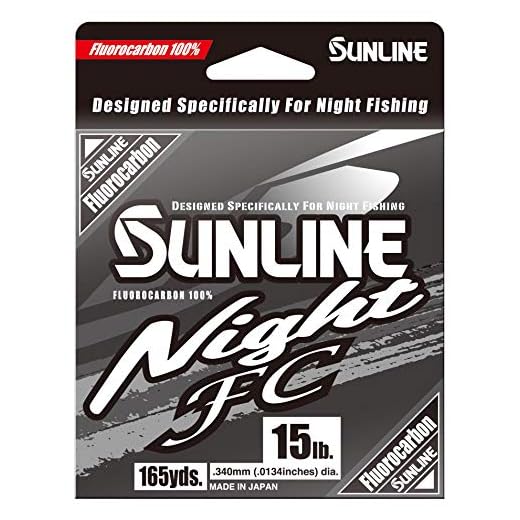 Sunline Night Flourocarbon 15lb 165 yd Clear Blue