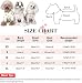 Yaopelky Haustierkleidung für kleine Hunde und Katzen, Sommer, Herbst, Herzmuster, dehnbar, Rüschen, langärmelige Outfits für Chihuahua, Schnauzer, Shih Tzu, Yorkie (Kaffee, M)