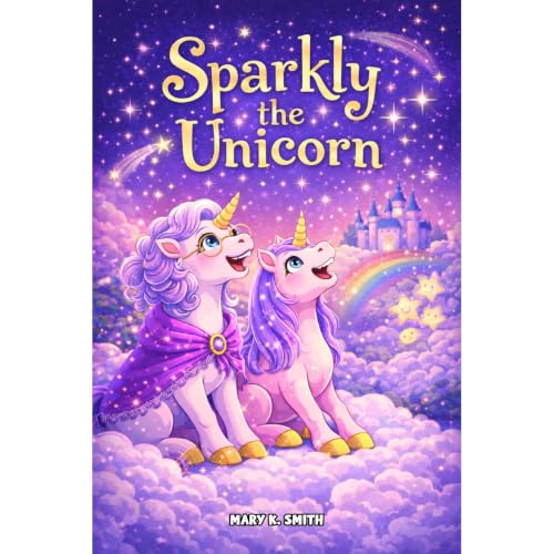 Sparkly the Unicorn Audiolibro Por Mary K. Smith, Hey Sup Bye Publishing arte de portada