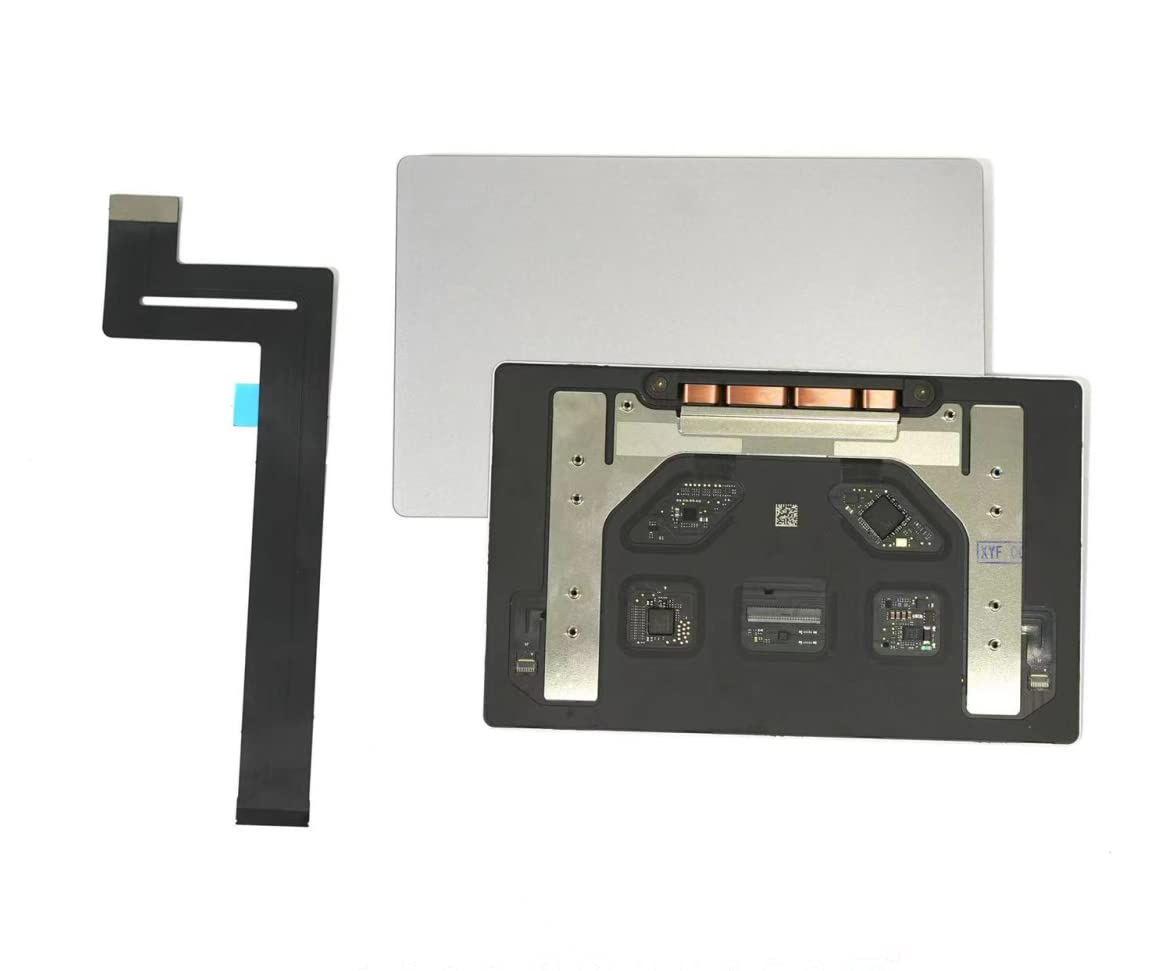 A1989 Trackpad Touchpad con cable flexible de repuesto para MacBook Pro Retina de 13 pulgadas A1989 2018 2019 (plata)