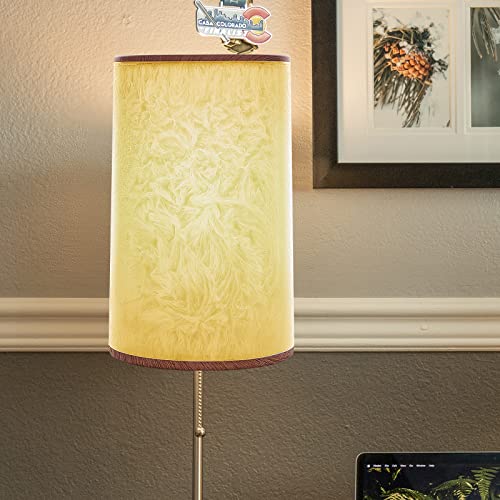 Jasminer Lamp Shade Hard Resin Marble Texture Barrel For Table And Floor Lamps 5.8X5.8X9 Inches White… #TOP3