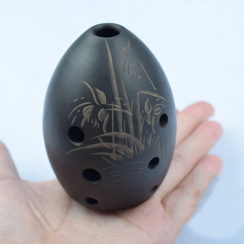 Ocarina Xun à 8 trous en argile, instrument de musique chinois traditionnel, facile à jouer pour les débutants