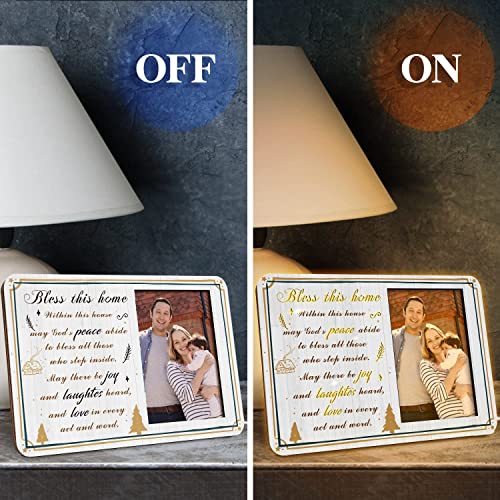 Housewarming Gifts For New House, Christmas Gifts For Housewarming 4*6 Picture Frame, Housewarming Party Decor, Return Gifts For Housewarming New Home, First Time New House Owner Gifts For Women Men #TOP5