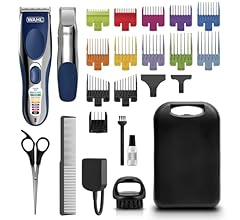 Wahl Color Pro Cordless Combo w Barber Knuckle Fade Brush - Hair Clipper and Trimmer for Men, Women and Kids, Rechargable A…