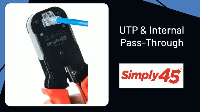 SIMPLY45 Heavy Duty Crimp Tool RJ45, Crimpers - Amazon Canada