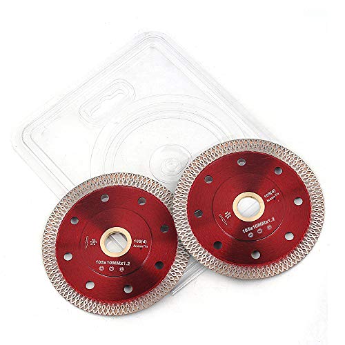 4inch Supper Thin Diamond Porcelain Blade for Cutting Porcelain Tile Granite Marbles (DC-SXSB01-2pc)