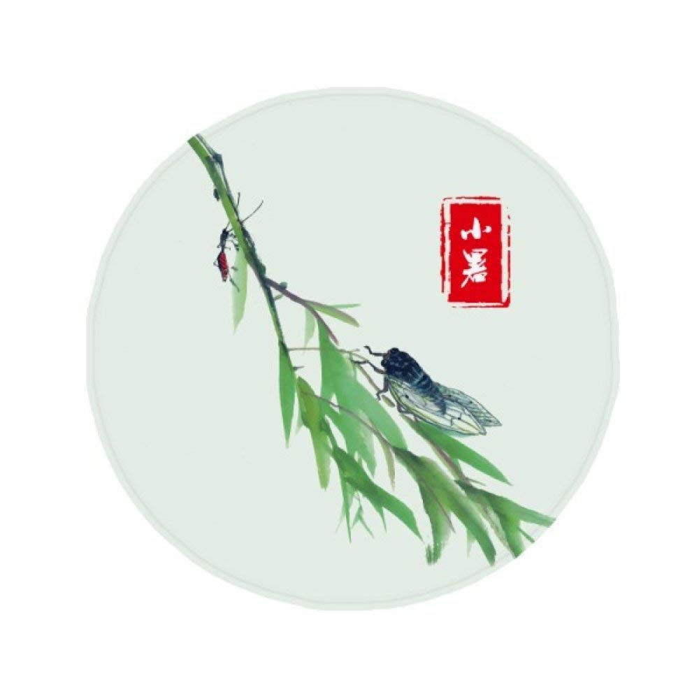 Tapis de pet de sol rond pour salon et cuisine chaleureuse