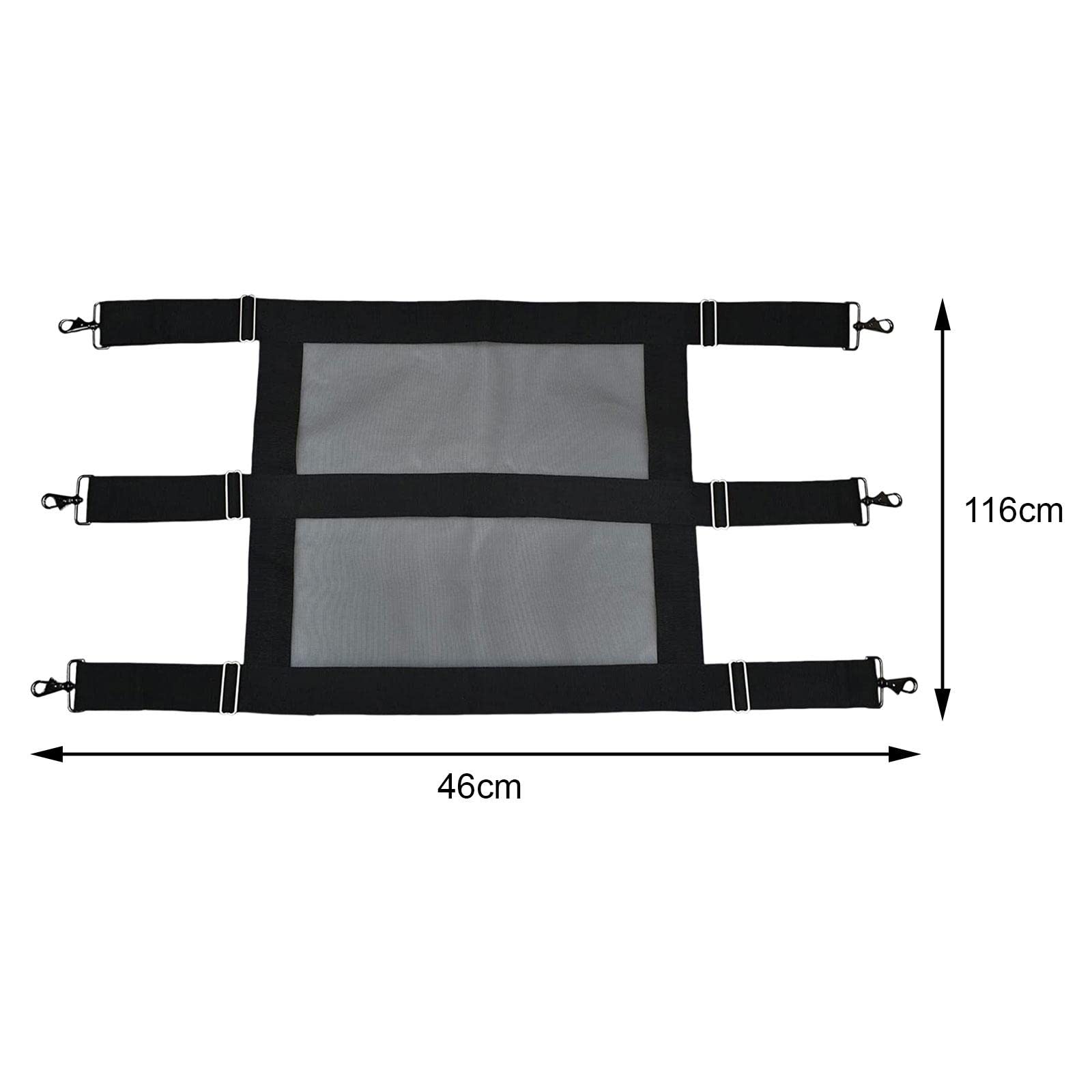 Amagogo Horse Aisle Stall Guard Horse Aisle Guard Horse Stable Sturdy Hooks Chain Large Air Flow Heavy Duty - Image 2
