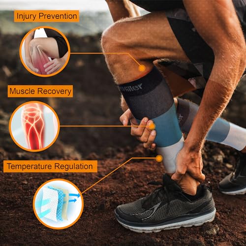 Image of Doc Miller Calf Compression Sleeves 15-20mmHg for Short People Men & Women
