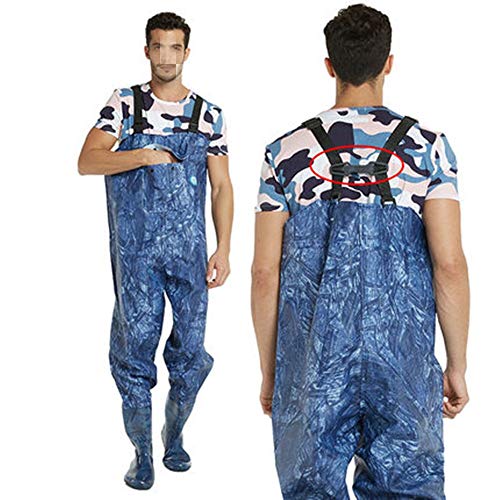 Vissen Borst Steltlopers Vissen Waadvogel Voor Mannen Vrouwen Waterdichte Jacht Borst Waadvogel Met Laarzen Riem Lichtgewicht Ademend 2 Kleuren Jacht Bootfoot Waterdicht - Image 3