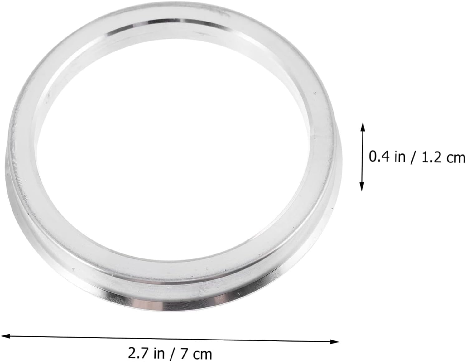 Alipis 4pcs Car Aluminum Alloy Hub Centric Rings Fit Wheel Hub Center Cover for Rv