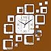 Produktbild Moderne Mute DIY rahmenlose große Wanduhr/3D Spiegel Aufkleber/DIY Acryl Wanduhr/Home Office Schuldekorationen Geschenk, C