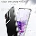 ESR Glass Case Compatible with Samsung Galaxy S20 Ultra – Mimic Series 9H Tempered Glass Back Cover with TPU Frame [Scratch-Resistant] [Soft Bumper] Protective Case for Galaxy S20 Ultra - Clear
