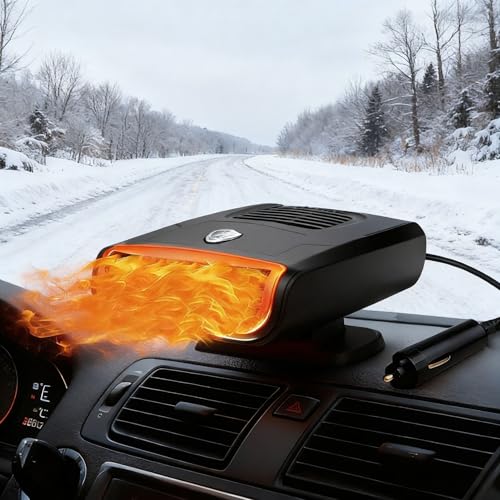 AD ADASTONE 12V Car Heater with 360° Adjustability