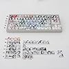 Gliging Shine Through PBT Keycaps - Side Print Dye-Sub OEM Profile 134keys Keycap Japanese Anime Keycaps Set for Cherry Mx Gateron Kailh Switch Mechanical Keyboard (Anime Keycap) - Image 2