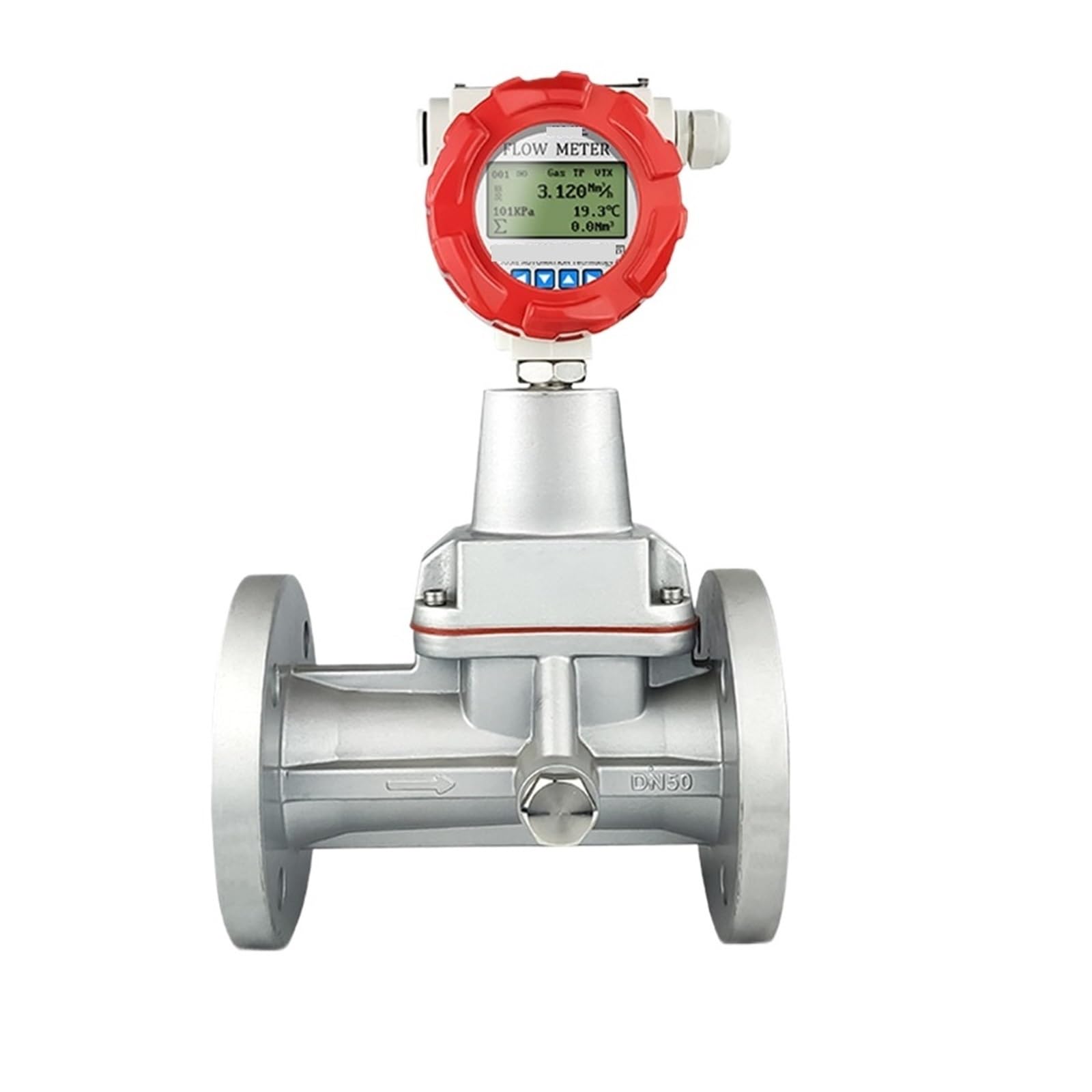 CLEUFWKO Flowmeter 4-20mA RS485 Precession Vortex Flowmeter(DN32)