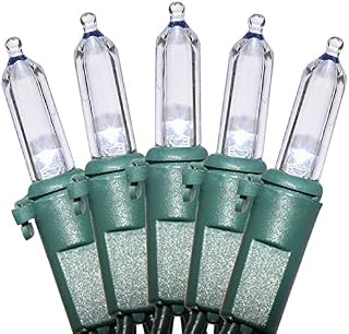 Holiday Essence Christmas LED Lights, 100 Cool White String Lights for Indoor