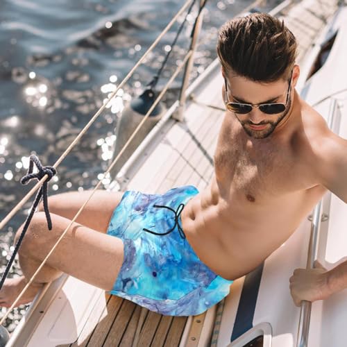 Swim shorts homme marbré séchage rapide pour le surf - 2