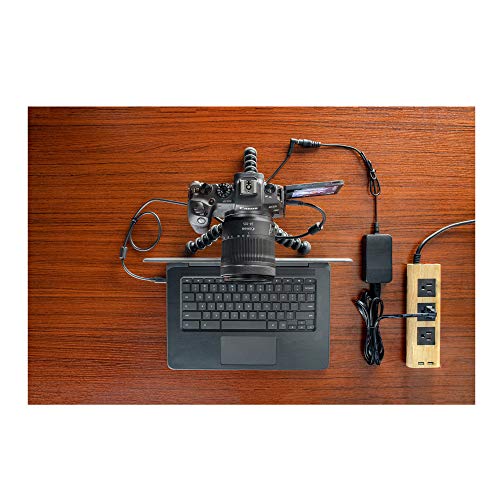Image of Canon EOS Webcam Accessory Starter Kit, for Select EOS R Series Digital Cameras, AC Adapter AC-E6N, DC Coupler DR-E18, Interface Cable IFC-100U, for Live Streaming, Teaching, & Content Creators | Includes AC-E6n AC Adapter, Dr-E18 Dummy Battery and Ifc-100u Cable, Powers Select Eos R Cameras for Webcam and Streaming