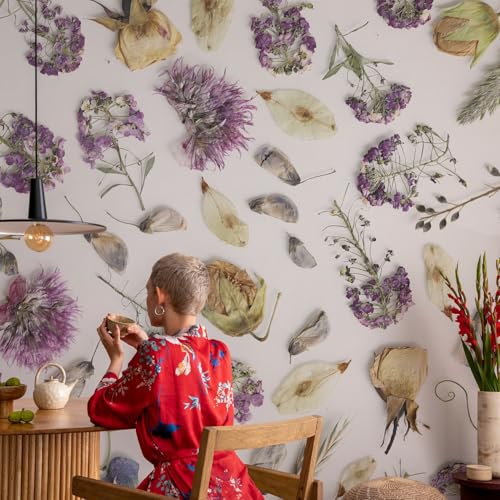 Décoration murale fleurs séchées impression haute qualité 416x254 - 4