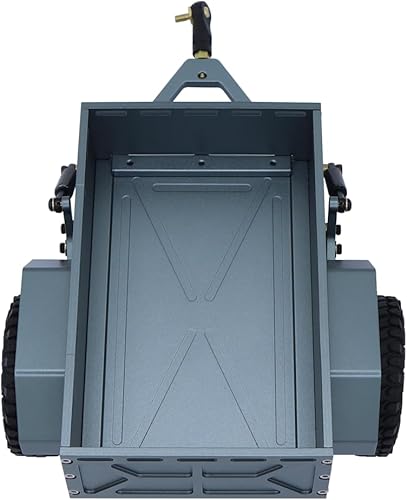 Miniatura 4 de FACCNOY Coche de remolque de cubo RC de metal con enganche para actualización de oruga RC 118 TRX4M (Titanio)