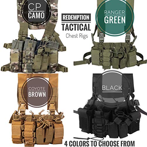 Redemption Tactical Airsoft Chest Rig With Detachable Mag Pouch #TOP2