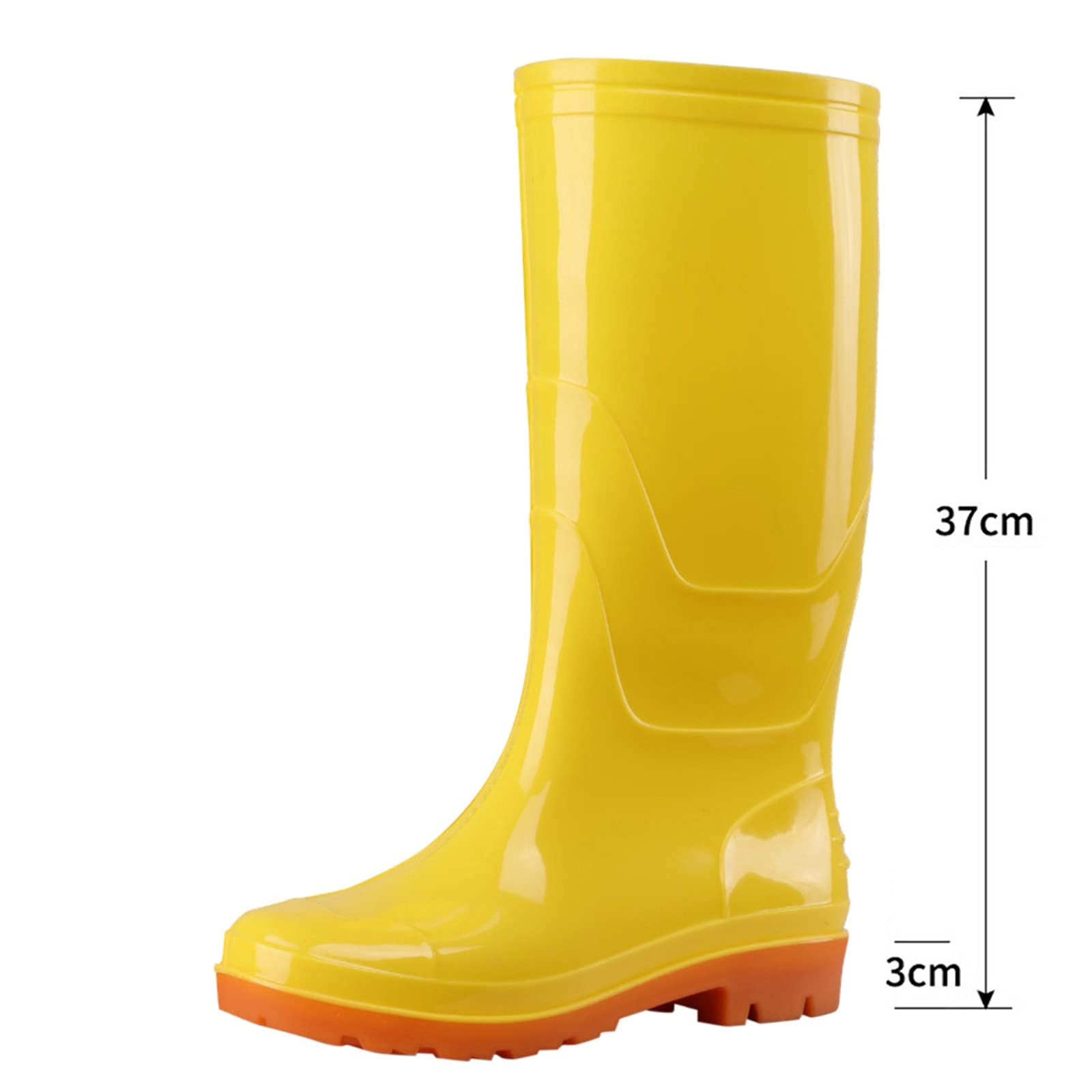 Amazon.com: Rain Summer Garden Outdoor Men's Women's Boots Shoes Water  Shoes Wear- Women's Womens Lace up Boots (Yellow, 8) : Clothing, Shoes \u0026  Jewelry
