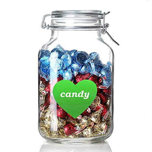 Remarkable Heart Shape Stickers -Color Coding Labels- Natural Adhesive Shooting Target Or Envelop Seals Fluorescent Stickers,2" 250 Labels Per Roll (Green) #TOP2