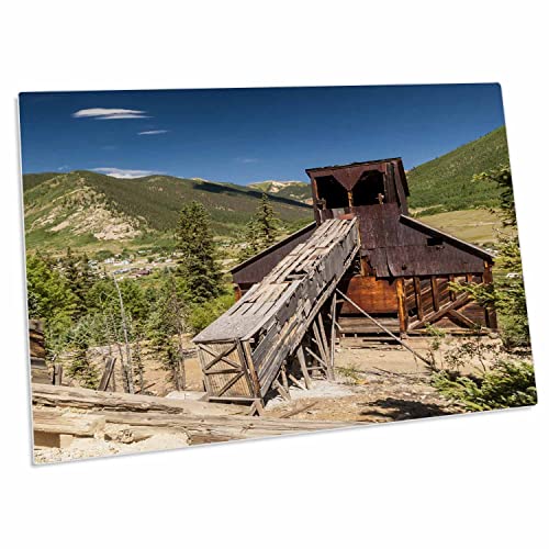 3dRose Colorado desk pad grande de goma rectangular