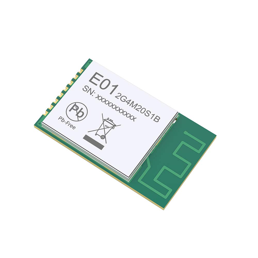2.4GHz Wireless IoT Transceiver Module nRF24L01 20dBm 1000m SMD PCB AntennaE01-2G4M20S1B PA LNA Transmitter and Receiver for Smart Home and Industrialsensors