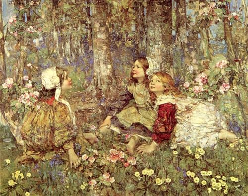 Toile musique des bois Hornel 60x90cm pour habiller un grand mur vide de salon