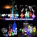 Neliky 20pcs LED Coaster, Light Up Coasters, LED Bottle Light, Bottle Glorifier, LED Stickers Coaster Light Up for Drinks, Flash Light Up Cups Perfect for Party Weeding Bar(Colorful)
