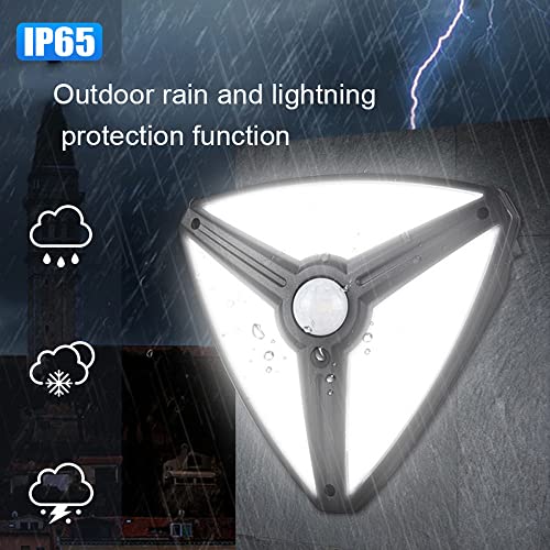 Aplique de pared impermeable solar para iluminar accesos oscuros del jardín sin cables 4