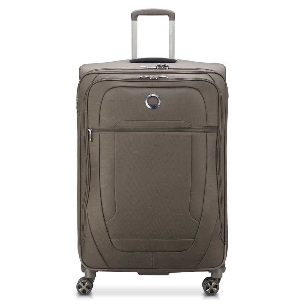 DELSEY Paris - Helium DLX - Koffer groß weich dehnbar - 77 x 49 x 33 cm - 115 Liter - L - Mokka