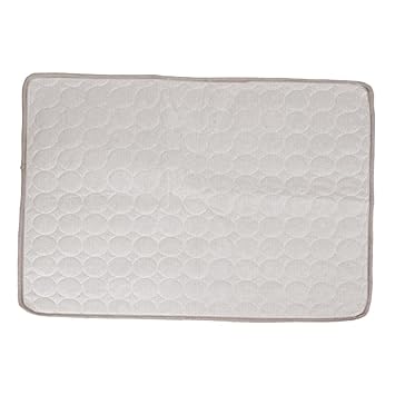 Aswadh Soft Pet Cooling Mat Dog Cool Pad Cotton Liner Bed Cats Cushion Grey