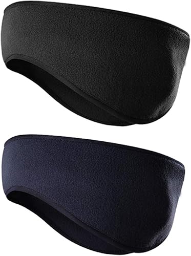 JOEYOUNG Calentadores de orejas de forro polar para hombres, mujeres y niños, diadema de invierno, orejeras para clima frío, correr, ciclismo, esquí
