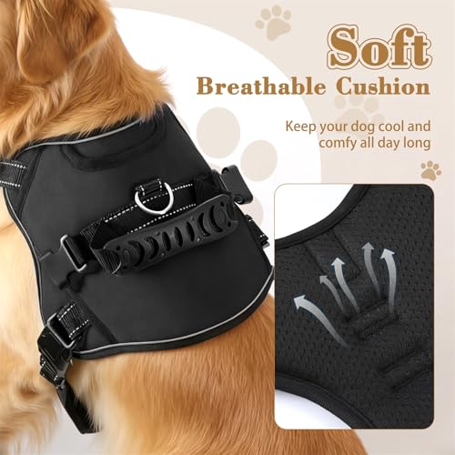 Image of NOYAL Dog Lift Harness for Senior & Injured Pets - Full-Body Support Sling with Breathable Mesh, Front /Rear Leg Assist for Arthritis, Hip Dysplasia & Post-Surgery Recovery (Medium-Large Breeds)