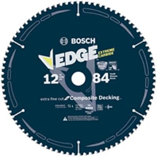 Bosch DCB1284CD 12 in. 84 Tooth Edge Circular Saw Blade for Composite Decking