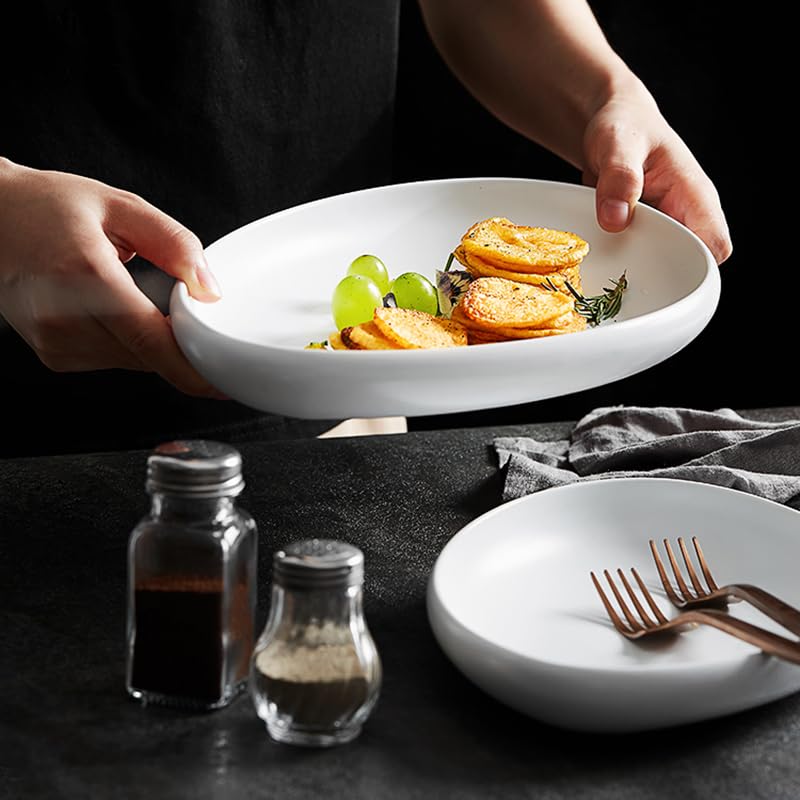 Talerz na przekąski ceramiczny talerz obiadowy talerz do gotowania przekąska taca deserowa kreatywny hotel restauracja zastawa stołowa makaron stek talerz deserowy