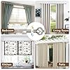 KAMANINA Silver Curtain Rods for Windows 48 to 84 Inch, Adjustable Single Curtain Rod 32 to 86 Inch(2.6-7.1ft), 3/4 Inch Splicing Drapery Rods with Twisted Cage Finial #4