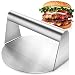 Produktbild AOMIAO Burgerpresse - 5,5 Zoll Round Edelstahl Smash Burger Press, Professionelles Edelstahl Grillpresse, Burger Pattie Presse für Leckere Hamburger, Patties, BBQ, Hamburgerpresse Leicht zu Reinigen
