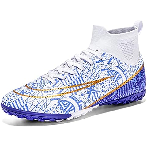 Biayvisas Indoor Soccer Cleats Turf Soccer Shoes Men Women TF Football Boots Adult Wide Training Shoes Youth (Bai TF_39) Cover